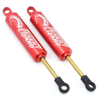 Yeah Racing 120mm Desert Lizard Two Stage Internal Spring Damper Pair Red For Crawler DDL-120RD