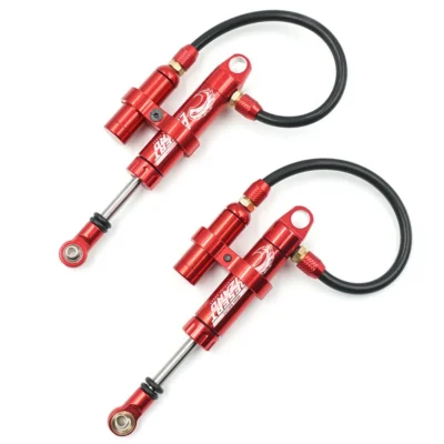 Yeah Racing 90mm Desert Lizard Piggyback Internal Spring Damper (2pcs) (Red)