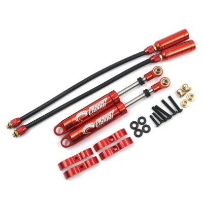 Yeah Racing 100mm Desert Lizard Piggyback Internal Spring Damper (2pcs) (Red)