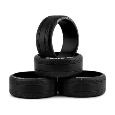 DS Racing Finix Treaded Drift Tires (4) (LF-4) (DSC-LF-4SE)