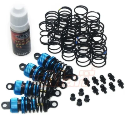 Yeah Racing Shock-Gear 50mm Damper Set for 1/10 RC Touring M-Chassis Car Blue DSG-0050BU