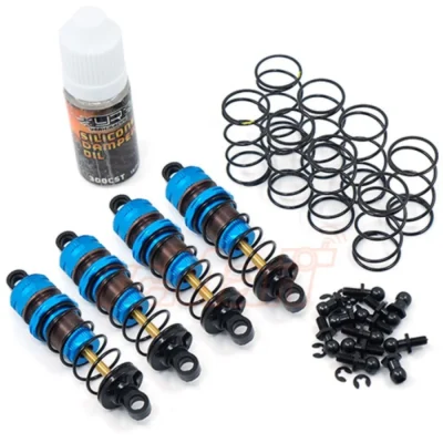 Yeah Racing Shock-Gear 60mm Blue Aluminum Damper Set For 1/10 RC Off Road Car (DSG-0060BU)