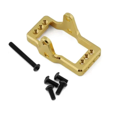 EcoPower CNC-Machined Brass Servo Mount for Traxxas TRX-4M (Gold)