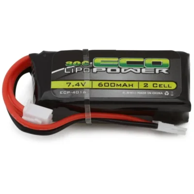 EcoPower 2S 30C LiPo Battery w/ Molex Connector (7.4V/600mAh)