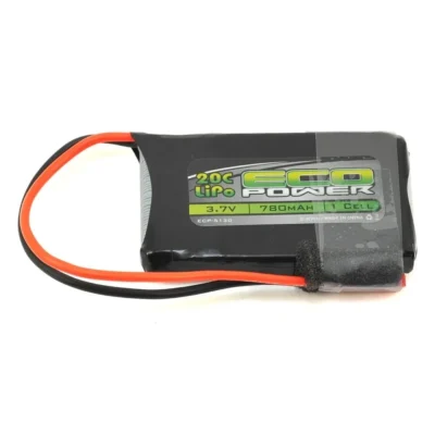 EcoPower Electron 1S LiPo 20C Battery (3.7V/780mAh)