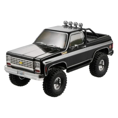 FMS FCX10 Chevrolet K5 Blazer RS 1/10 Scale RTR Rock Crawler (Black)