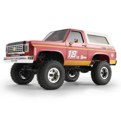 FMS FCX24 Chevrolet K5 Blazer Pro 1/24 Scale RTR Mini Crawler (Red)