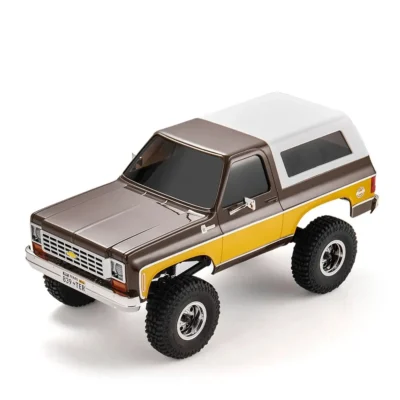 FMS FCX24 Chevrolet K5 Blazer 1:24 Scale RTR Mini Crawler (Brown)