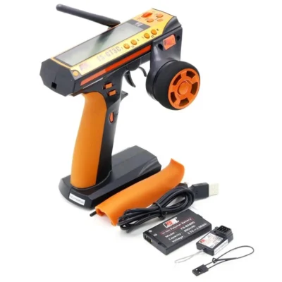 Flysky FS-GT3C 3-Channel 2.4 GHz Radio Control System Transmitter/Receiver (Orange)