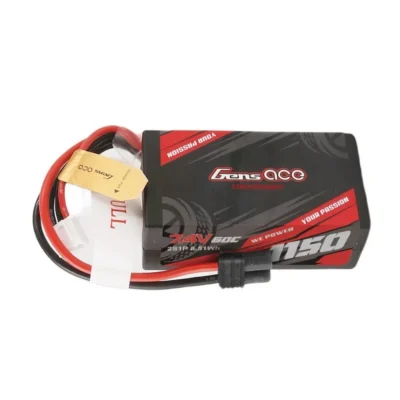 Gens Ace G-Tech Smart 2S Hardcase Lipo Battery w/ IEC2 Plug (7.4V/1150mAh/60C)