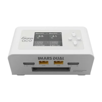Gens Ace IMars Dual Port AC/DC Charger (6S/15A/100W x 2) (White)