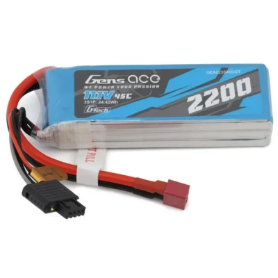 Gens Ace G-Tech Smart 3S LiPo Battery 45C (11.1V/2200mAh) w/ Deans Connector