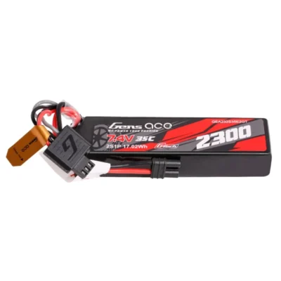 Gens Ace G-Tech Smart 2S Hardcase Lipo Battery w/ IEC2 Connector (7.4v/2300mAh/35C)
