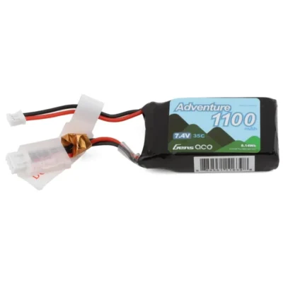 Gens Ace 2S LiPo Battery 35C (7.4V/1100mAh) (Axial SCX24) w/JST-PHR