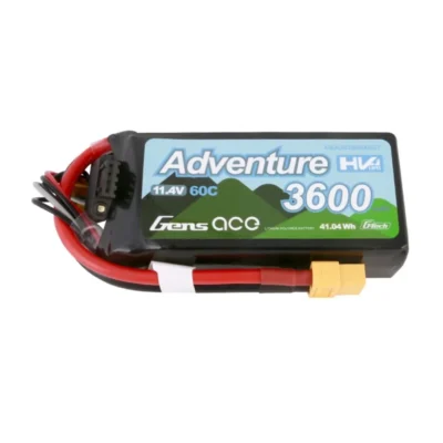 Gens Ace Adventure 3S High Voltage LiPo Battery w/ XT60 Plug (11.4v/3600mAh/60C)