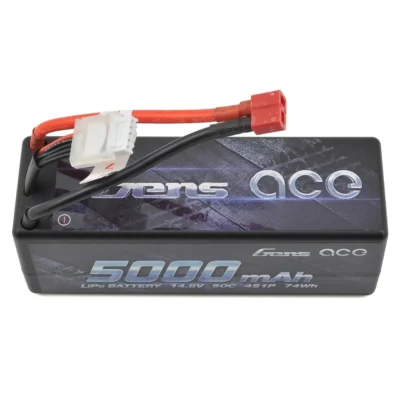 Gens Ace 4s LiPo Battery Pack 50C w/Deans Connector (14.8V/5000mAh) (GEA50004S50D)