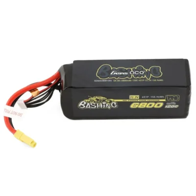 Gens Ace 6S Bashing Pro LiPo Battery Pack 120C (22.2V/6800mAh) w/EC5 Connector (GEA6S680012E5)