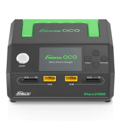 Gens ace iMars D1000 Smart Charger| Dual Channel | AC 1000W | G-Tech