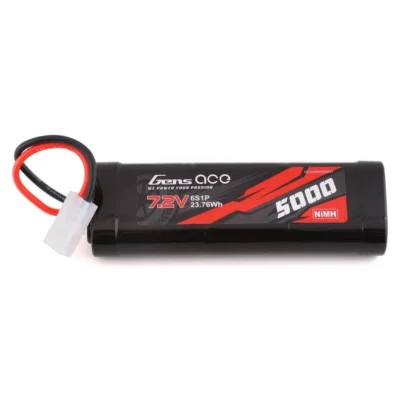 Gens Ace 6 Cell 7.2V NiMh Battery (5000mAh) w/Tamiya Connector (GEANM6S5000T)