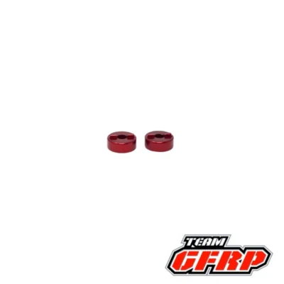 Team GFRP 1/4" Wheel Spacer (Red)