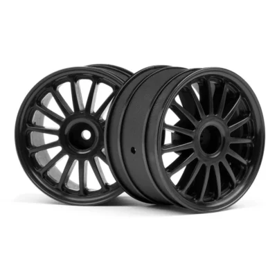 HPI WR8 Black Tarmac Wheel, 2.2", 57X35mm (2pcs) (HPI107972)