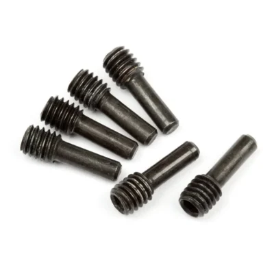 HPI Savage XS Black Screw Shaft (M4X2.5X12mm) (6pcs)