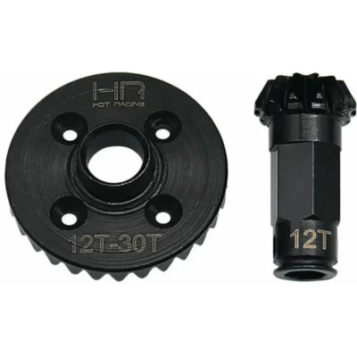Hot Racing Arrma Grom Steel Helical Rear Differential Ring Gear/Pinion Gear (30T/12T)