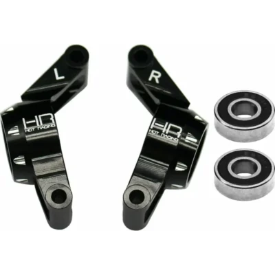 Hot Racing Aluminum Rear Axle Carriers w/ HD Bearings For Traxxas Mini Maxx