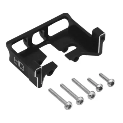 Hot Racing Axial SCX24 LCG Aluminum Steering Servo Mount (Black) (EcoPower/Emax)