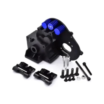 Hot Racing Composite Gear Case w/ Aluminum Motor Plate For Traxxas 2WD