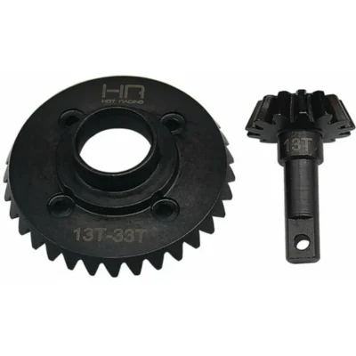 Hot Racing Front Steel Helical Diff Ring/Pinion Gear (33/13T) For Traxxas UDR