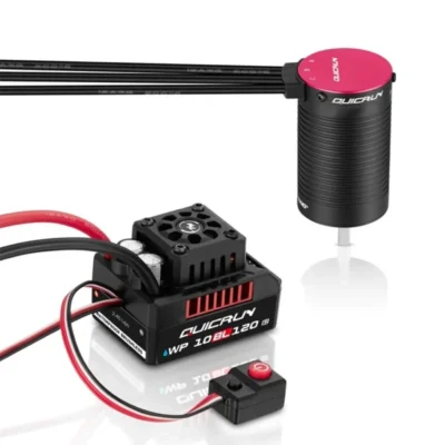 Hobbywing QuicRun 10BL120 G2 Sensorless Brushless ESC/3652SL 3250kV Motor Combo