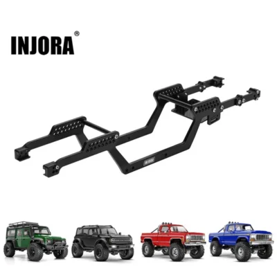 Injora Universal Lcg Chassis Frame Kit For 1/18 Trx4m (Aluminum)