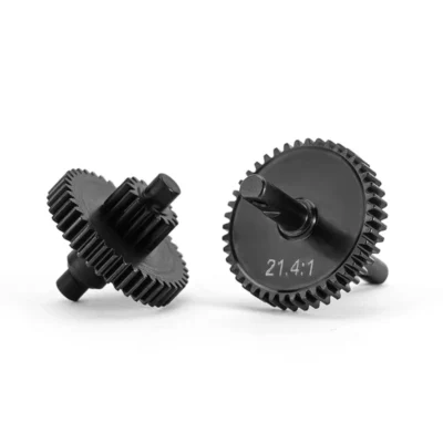 Injora Hardened Steel Transmission Gears For Stock 1/18 Trx4m (Option: Underdrive Gears: 21.4/1)