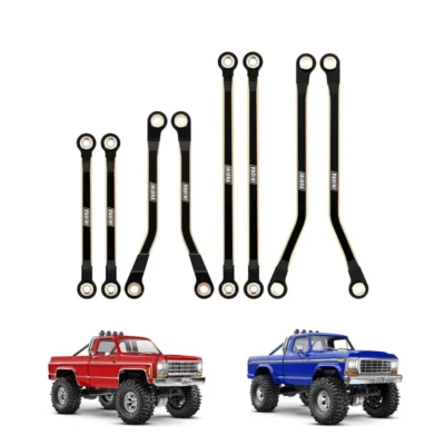 Injora Brass High Clearance Links For Traxxas TRX-4M High Trail (Black)