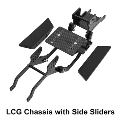 Injora Lcg Carbon Fiber Chassis Kit For 1/18 Redcat Ascent18 (Option: Lcg Chassis & Rock Silders)