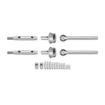 Injora Stainless Steel Portal Axle Shafts For 1/18 Redcat Ascent18 (Option: Front)