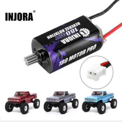Injora 180 Brushed 48t Motor With Steel Pinion For 1/18 Redcat Ascent18