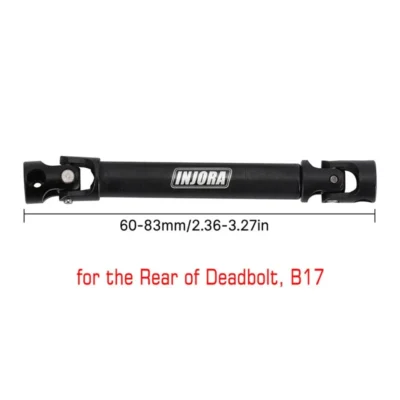 Injora 1pcs Hardened Steel Center Drive Shaft For Scx24 Mods