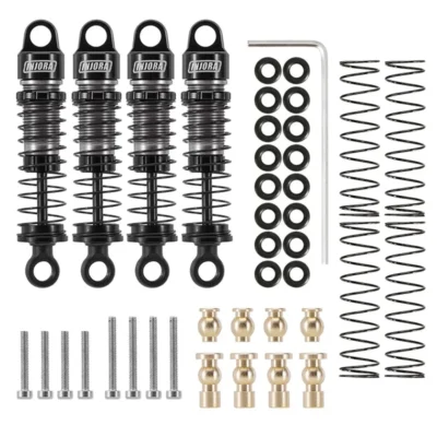 Injora 40mm Big Bore Oil Shocks For 1/24 Scx24 Fcx24m (Option: Black)
