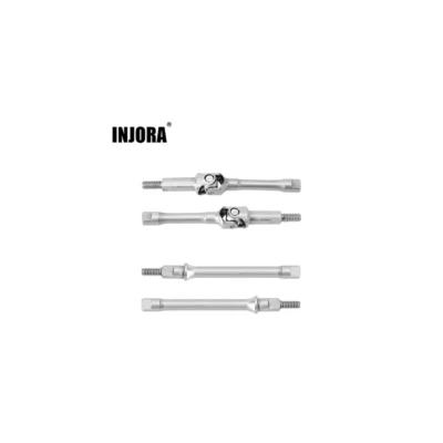 INJORA Stainless Steel Axle Shafts for 1/30 SCX30 - Front & Rear