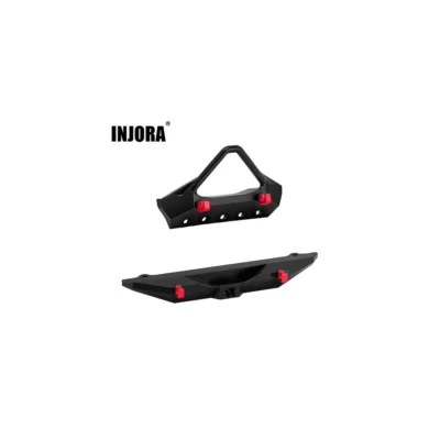 INJORA Aluminum Stinger-style Bumper for 1/30 SCX30 JLU - Front and Rear