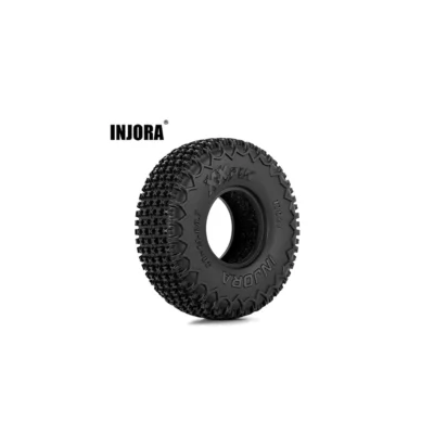 INJORA 0.7" 40*14mm XHX Pin Tires for 1/30 SCX30 (T7021) (4)