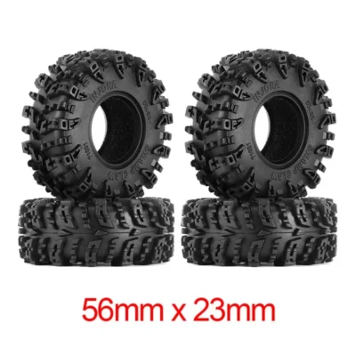 Injora Swamp Claw 1.0" M/t Tires (4) (56mm/64mm) (Option: 56mm*23mm)