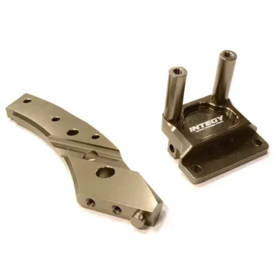 Integy Billet Machined Rear Anti-Bending Plate for HPI WR8 Flux (T8679GREY)