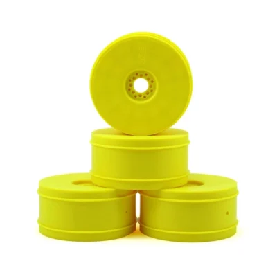 JConcepts Bullet 83mm 1/8th Buggy Wheel (Yellow) (4)
