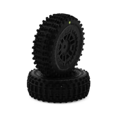 Jconcepts Arrma® Typhon Grom™ Magma Pre-Mounted Tires (2) (Yellow) W/12mm Hex
