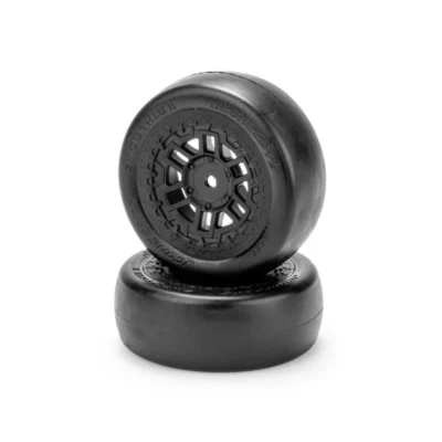 Jconcepts Arrma® Typhon Grom™ Smoothie 2 Pre-Mounted Tires (2) (G3 - Soft) W/12mm Hex