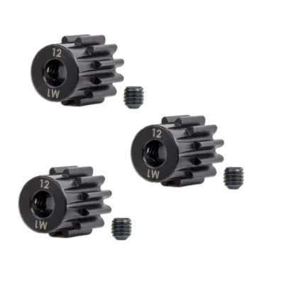 Traxxas Sledge Machined Hardened Pinion Gear (12T/Mod1) (3 Pack)
