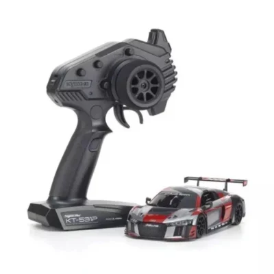 Kyosho MR-04 RWD Mini-Z ReadySet w/ 2016 Audi R8 LMS (Gray/Red) w/ KT-531P Radio